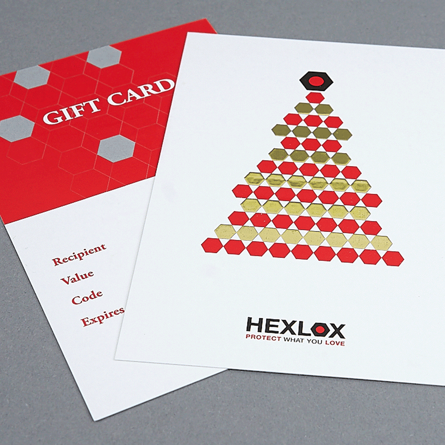 Hexlox Christmas Printed Gift Card