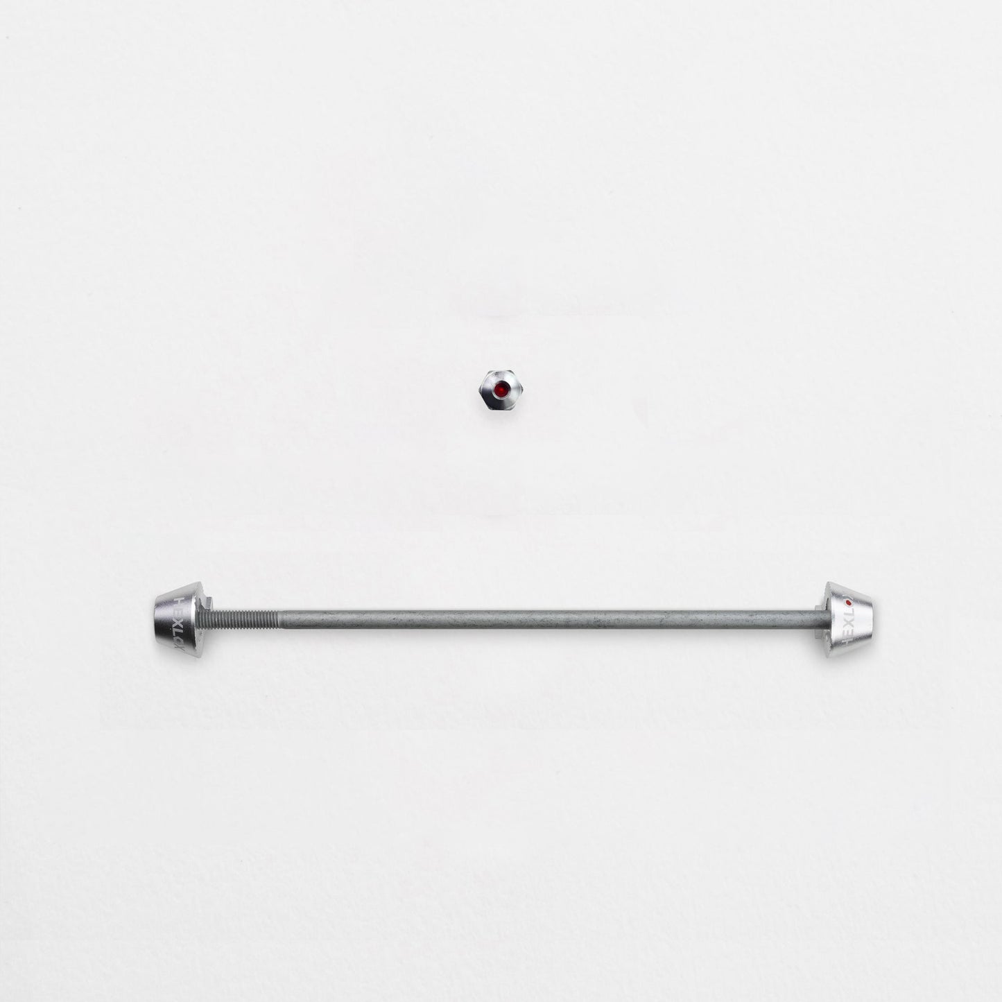 Hexlox - Skewer, Rear Wheel, Silver + 1 x 5mm Hexlox