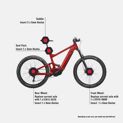 Anti-Diebstahl-Set - Riese & Müller Delite Mountain