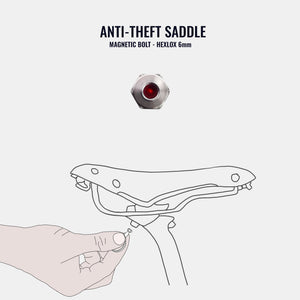 Anti-Theft - For Saddles with 1 magnetic bolt - Hexlox 6mm