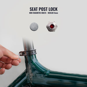 Seat Post Lock - for non-magnetic bolts - Hexlox 6mm