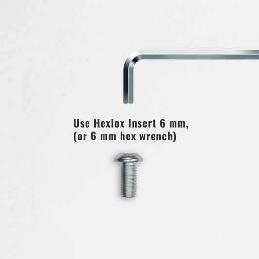 M10 Stahlschrauben Linsenkopf – kompatibel mit Hexlox Einsatz 6 mm