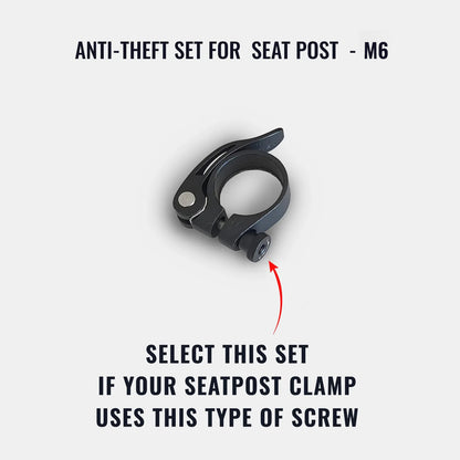 M5 Seatpost Security Set – Replacement for quick release