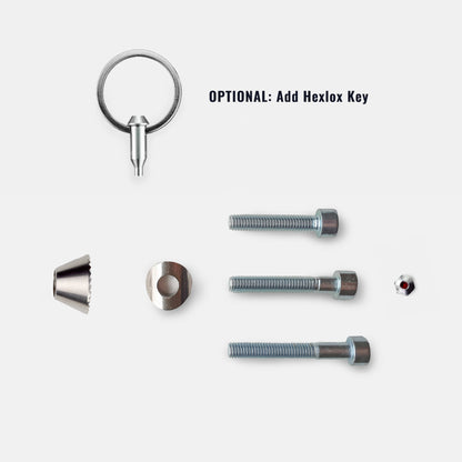 M5 Seatpost Security Set – Replacement for quick release