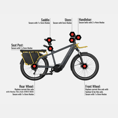 Anti-Diebstahl-Set - Riese & Müller Multi Charger 2021