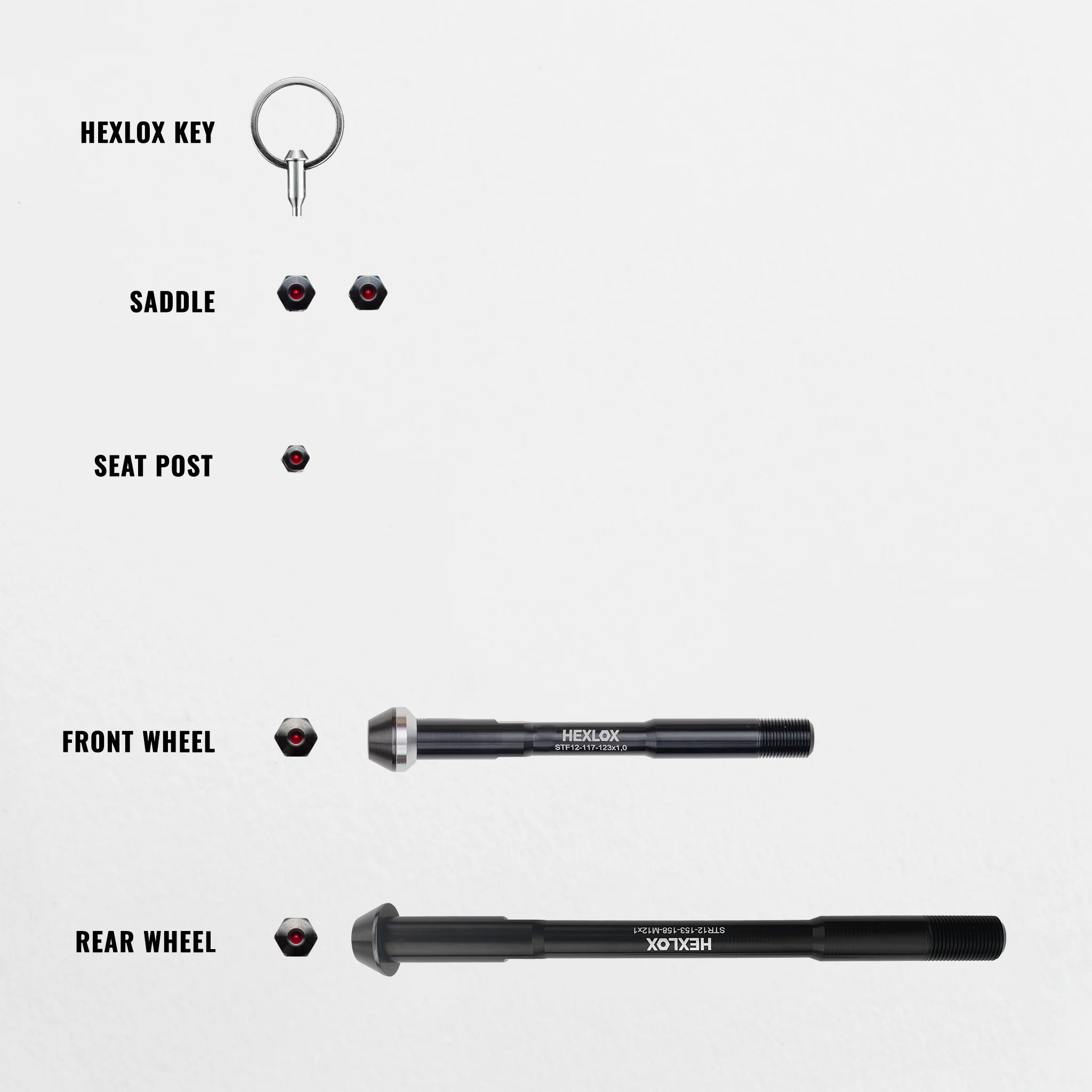 Canyon Grizl 8 1by Set - Hexlox – Hexlox - Anti Theft for Saddles