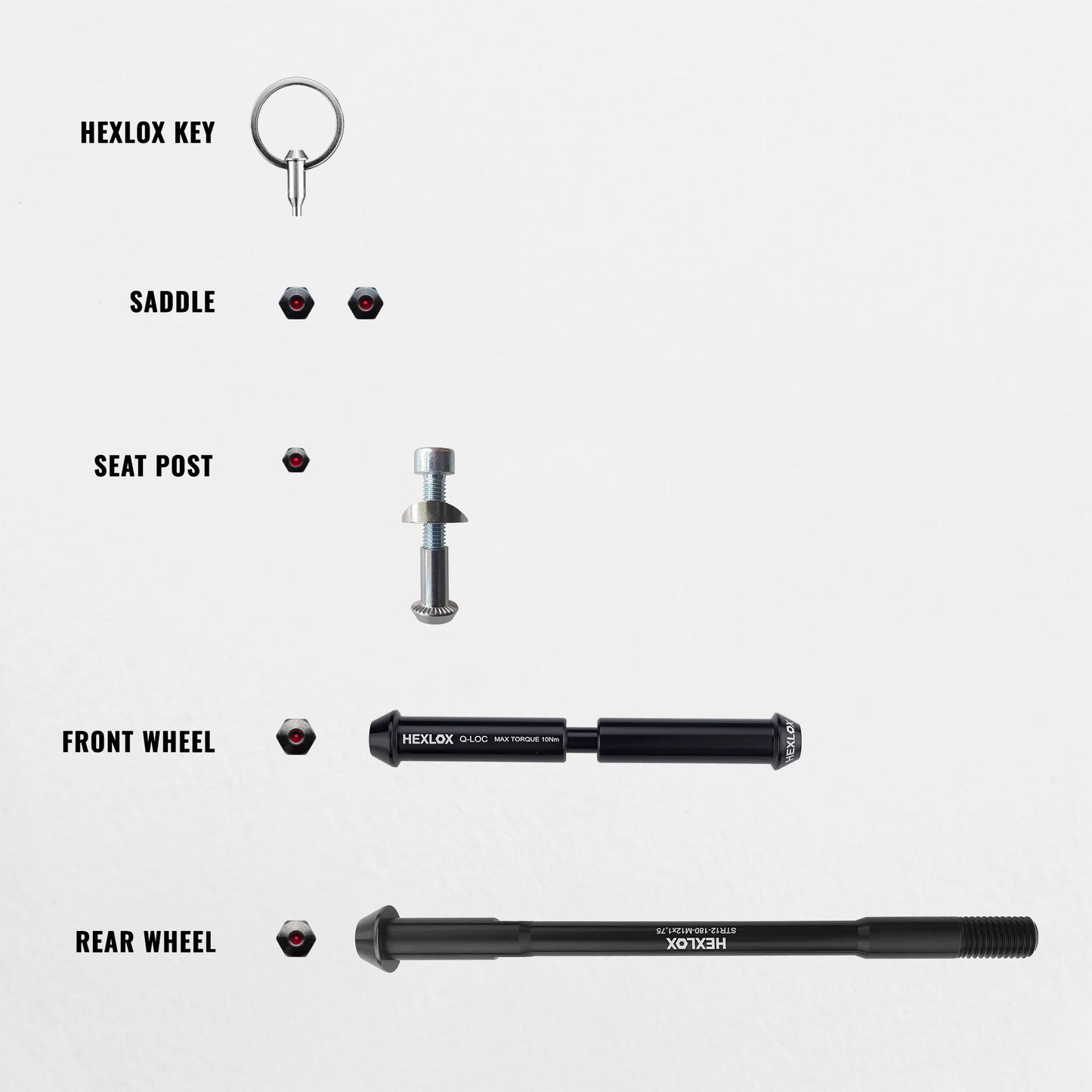 Anti-Diebstahl-Set - Haibike Trekking 8 Low/High