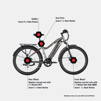 Anti-Diebstahl-Set - Aventon Level 2