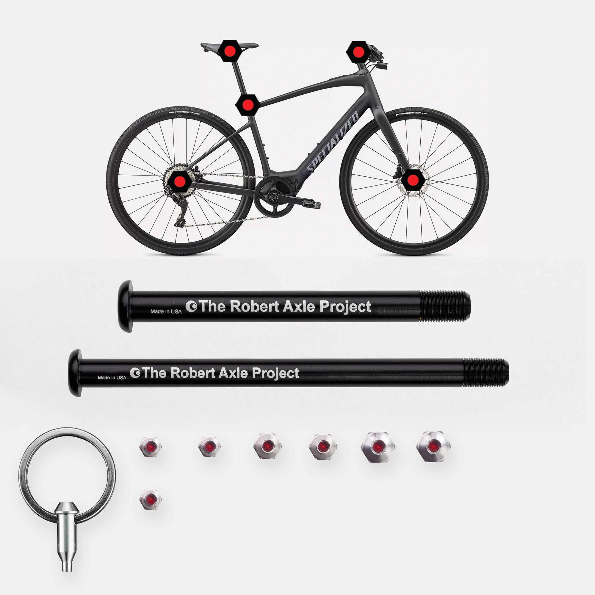 Specialized Vado Security Sets Hexlox Anti Theft for Saddles